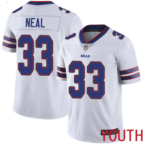 Youth Buffalo Bills #33 Siran Neal White Vapor Untouchable Limited Player NFL Jersey